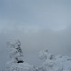 The cloud drifted in and out, we got glimpses of view when the cloud lifted for few split of a second. Now you see it, now you don't.