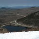 After the z-pulley practice, we hiked up Cannon Mtn to try to practice the Texas haul.