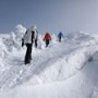 We dropped our pack at the junction and made a quick visit to the summit.