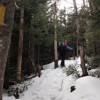 It started to flurries just when we reach the ridge.
