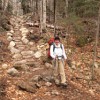 We don't remember the stairs. We've hiked Liberty Springs Trail many times, but recently, were mostly in the winter when the snow covered the nice stairs.