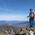 Kim on the summit of Adams.